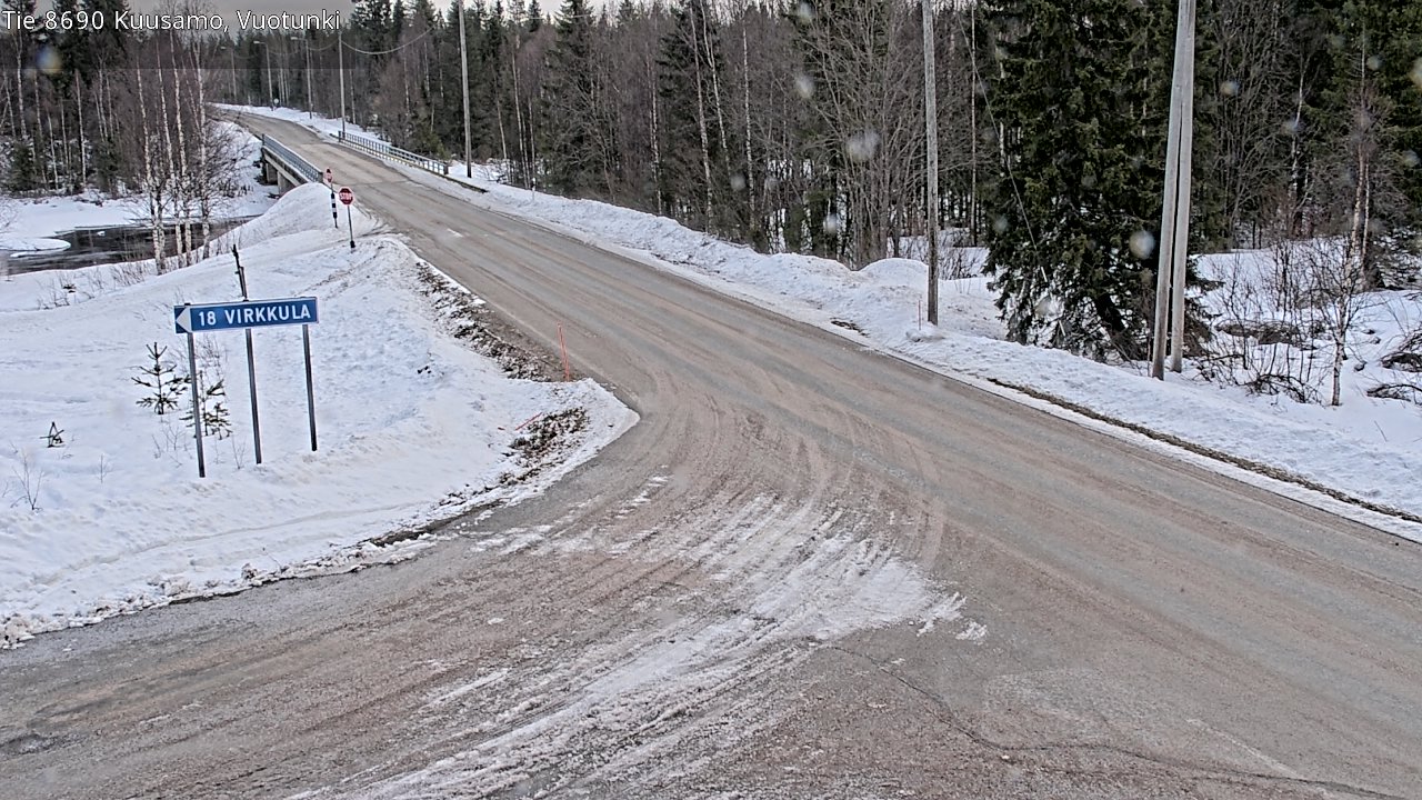 Kelikamerat Kuva Tie 8690 Kuusamo, Vuotunki, Kuusamo, Pohjois-Pohjanmaa