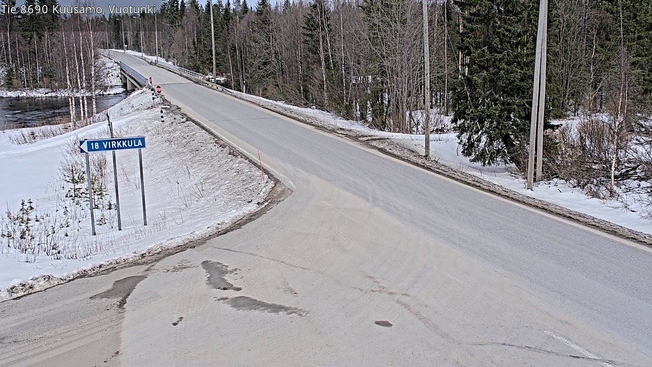 Kelikamerat Kuva Tie 8690 Kuusamo, Vuotunki, Kuusamo, Pohjois-Pohjanmaa