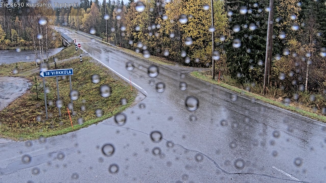 Kelikamerat Kuva Tie 8690 Kuusamo, Vuotunki, Kuusamo, Pohjois-Pohjanmaa