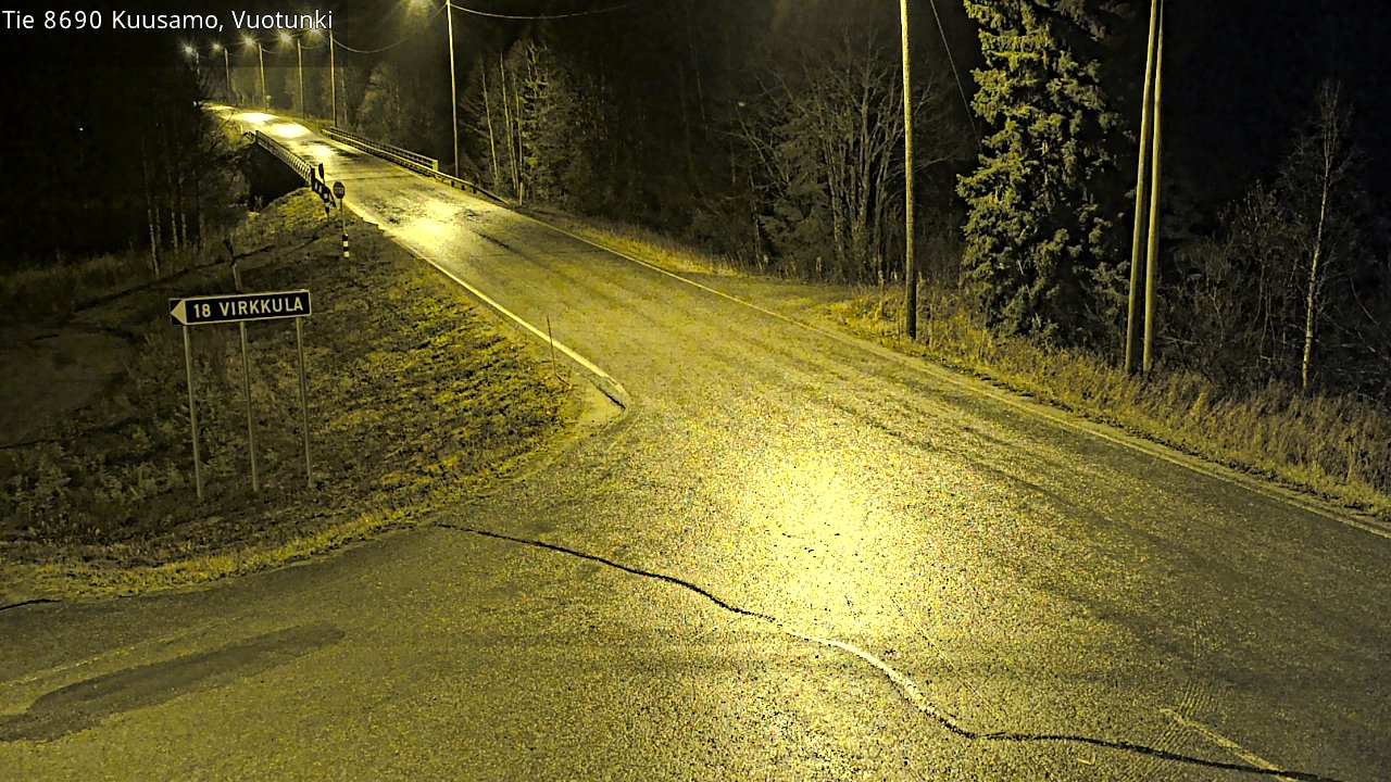 Kelikamerat Kuva Tie 8690 Kuusamo, Vuotunki, Kuusamo, Pohjois-Pohjanmaa