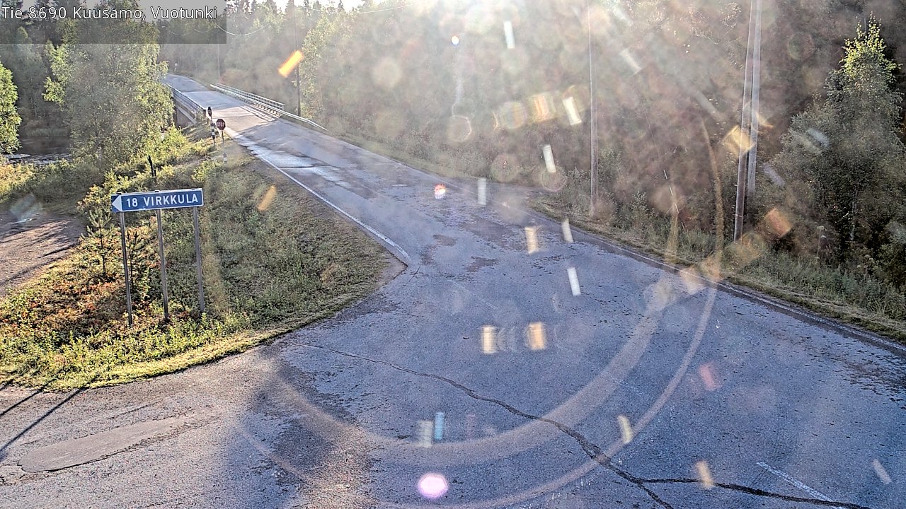 Kelikamerat Kuva Tie 8690 Kuusamo, Vuotunki, Kuusamo, Pohjois-Pohjanmaa