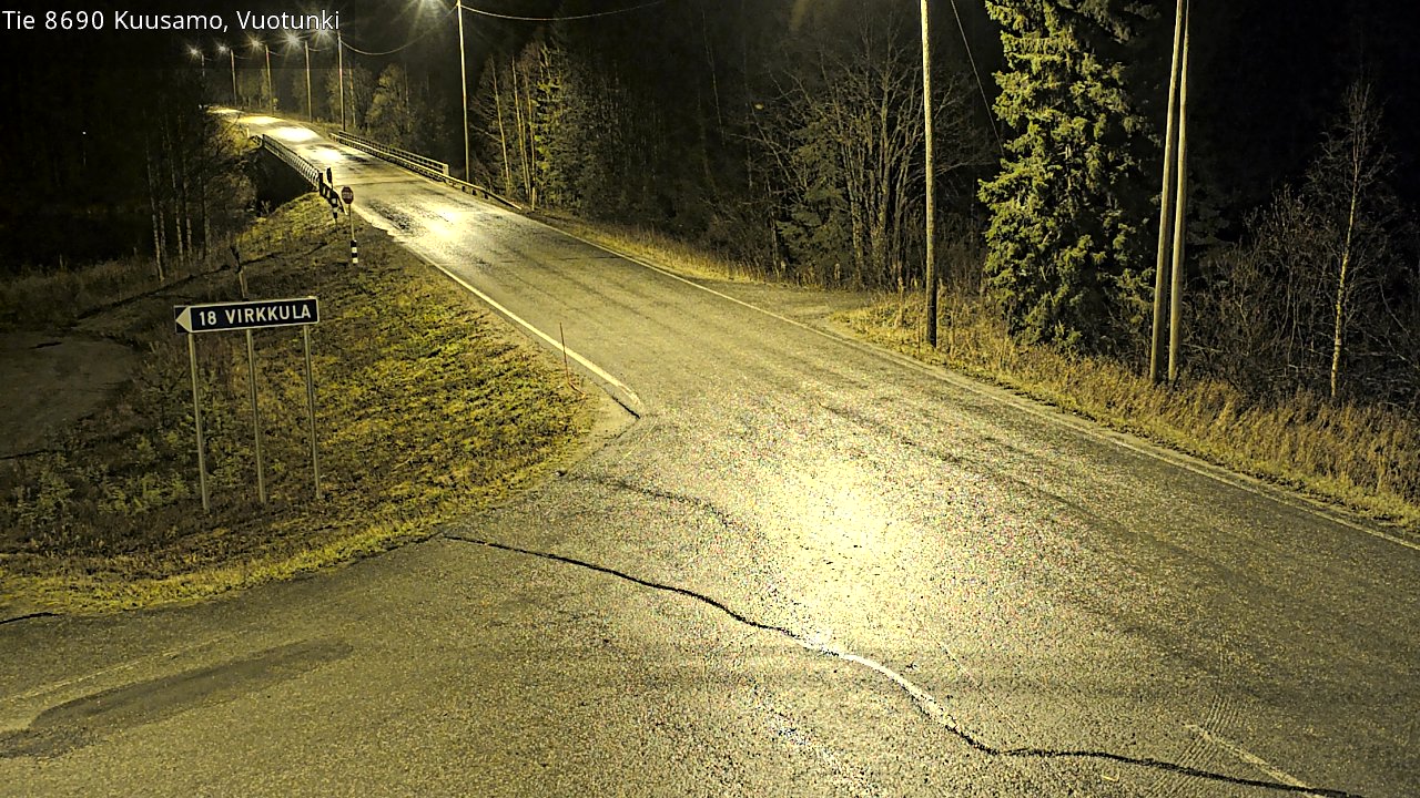 Kelikamerat Kuva Tie 8690 Kuusamo, Vuotunki, Kuusamo, Pohjois-Pohjanmaa