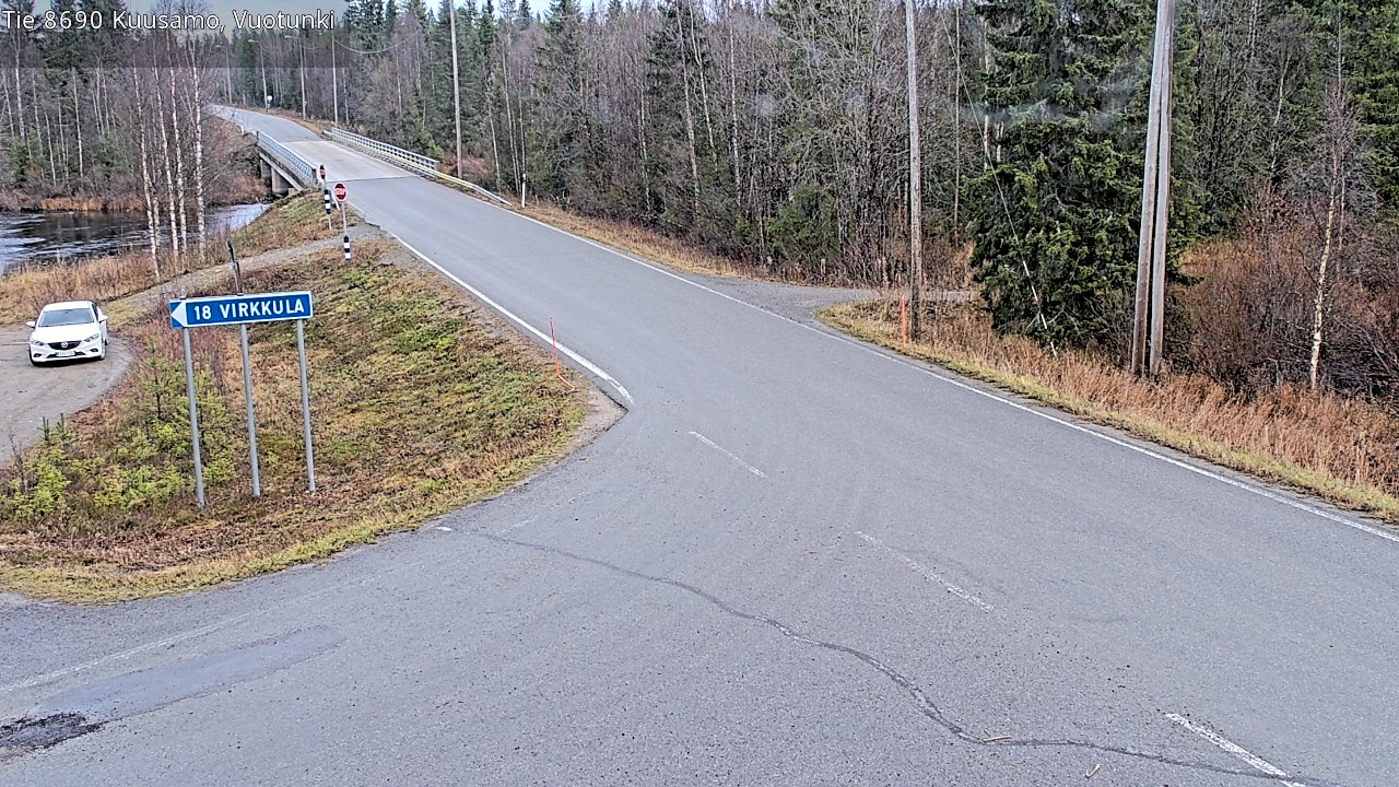 Kelikamerat Kuva Tie 8690 Kuusamo, Vuotunki, Kuusamo, Pohjois-Pohjanmaa