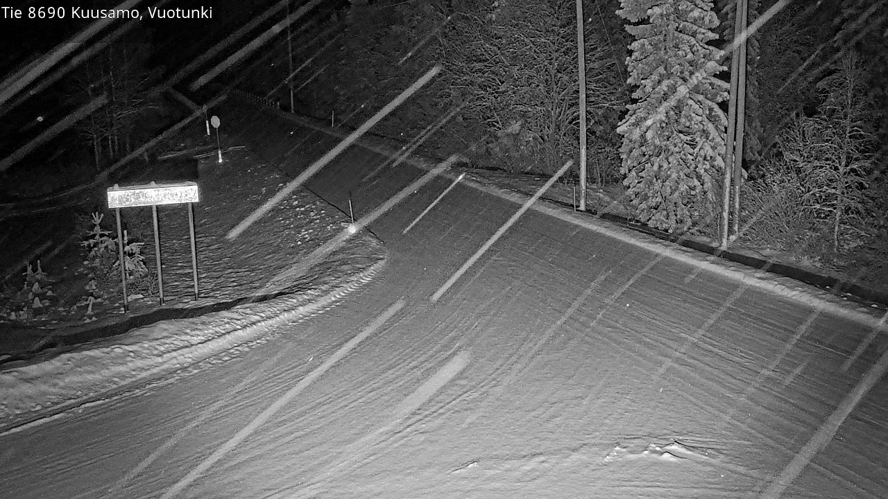 Kelikamerat Kuva Tie 8690 Kuusamo, Vuotunki, Kuusamo, Pohjois-Pohjanmaa