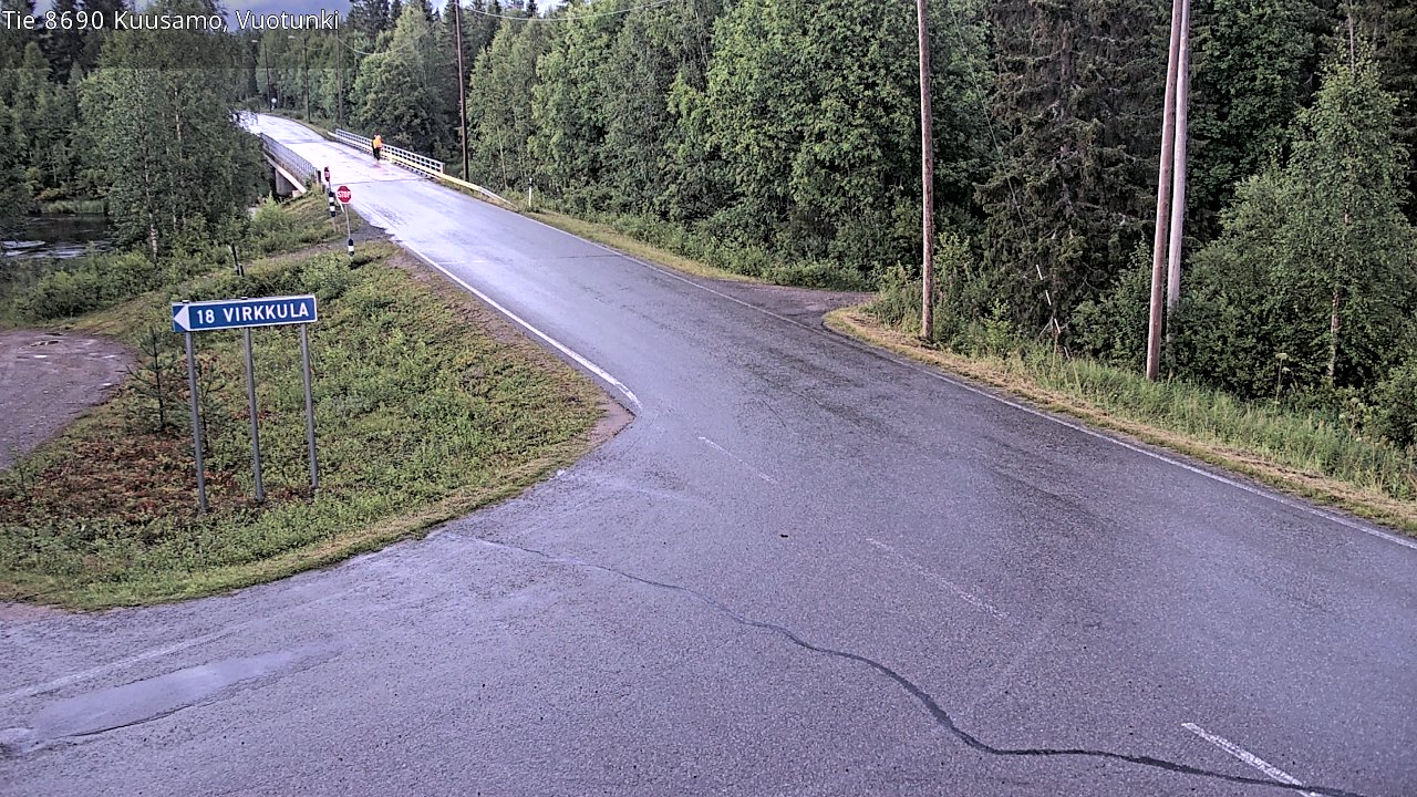 Kelikamerat Kuva Tie 8690 Kuusamo, Vuotunki, Kuusamo, Pohjois-Pohjanmaa