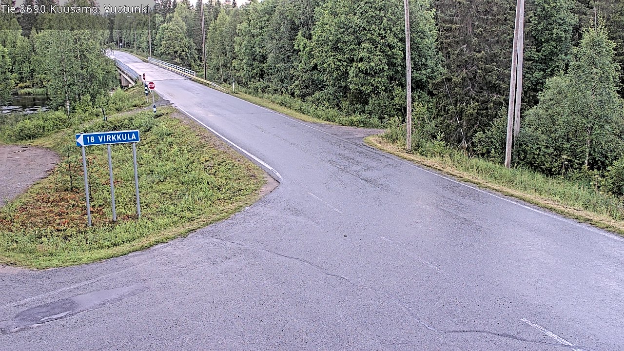 Kelikamerat Kuva Tie 8690 Kuusamo, Vuotunki, Kuusamo, Pohjois-Pohjanmaa