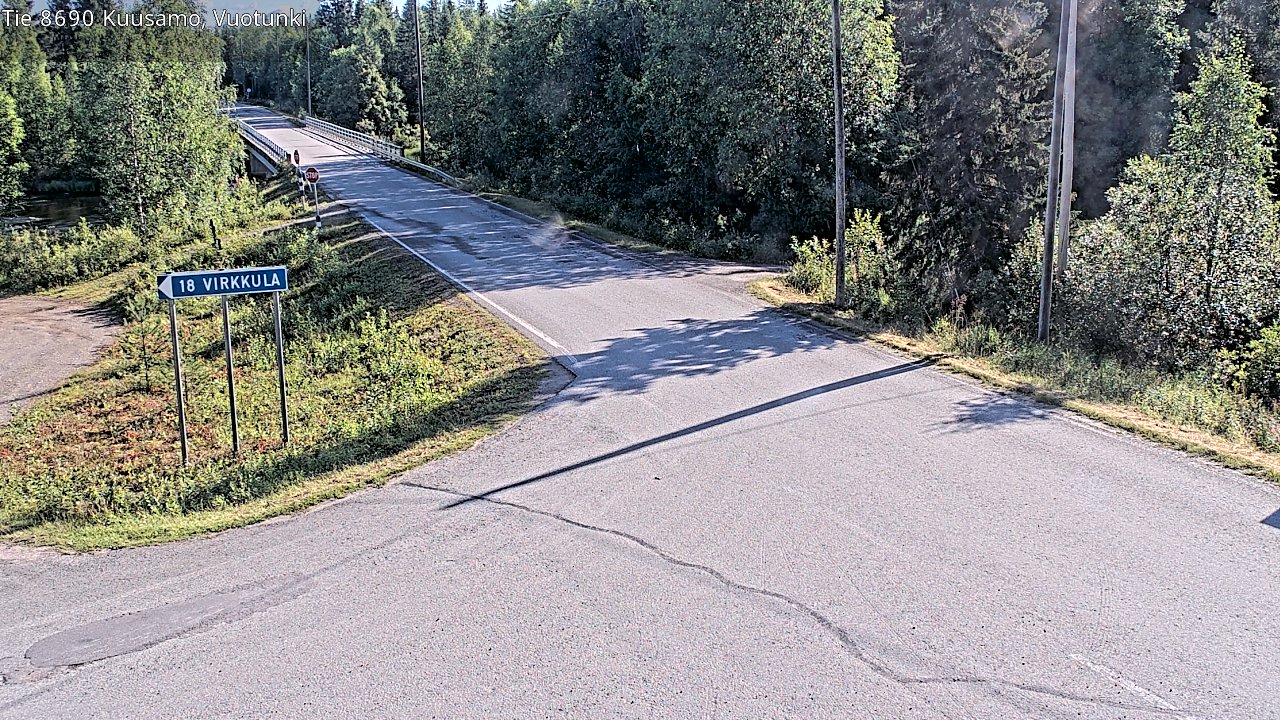 Kelikamerat Kuva Tie 8690 Kuusamo, Vuotunki, Kuusamo, Pohjois-Pohjanmaa