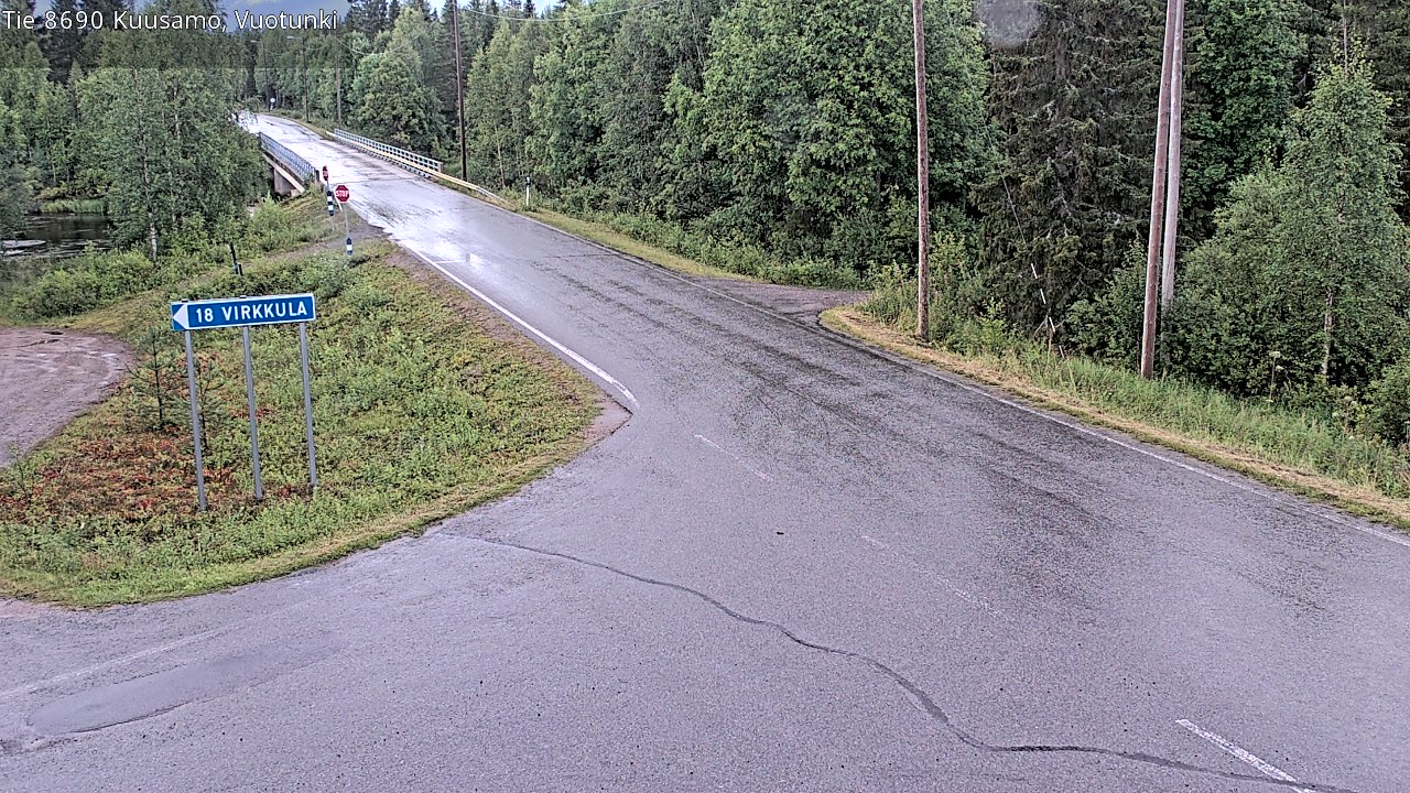 Kelikamerat Kuva Tie 8690 Kuusamo, Vuotunki, Kuusamo, Pohjois-Pohjanmaa
