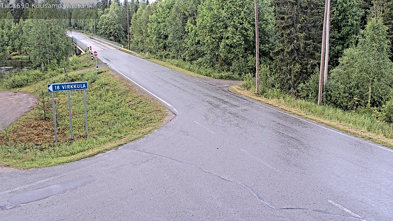 Kelikamerat Kuva Tie 8690 Kuusamo, Vuotunki, Kuusamo, Pohjois-Pohjanmaa