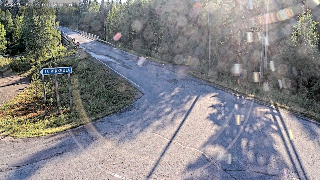 Kelikamerat Kuva Tie 8690 Kuusamo, Vuotunki, Kuusamo, Pohjois-Pohjanmaa