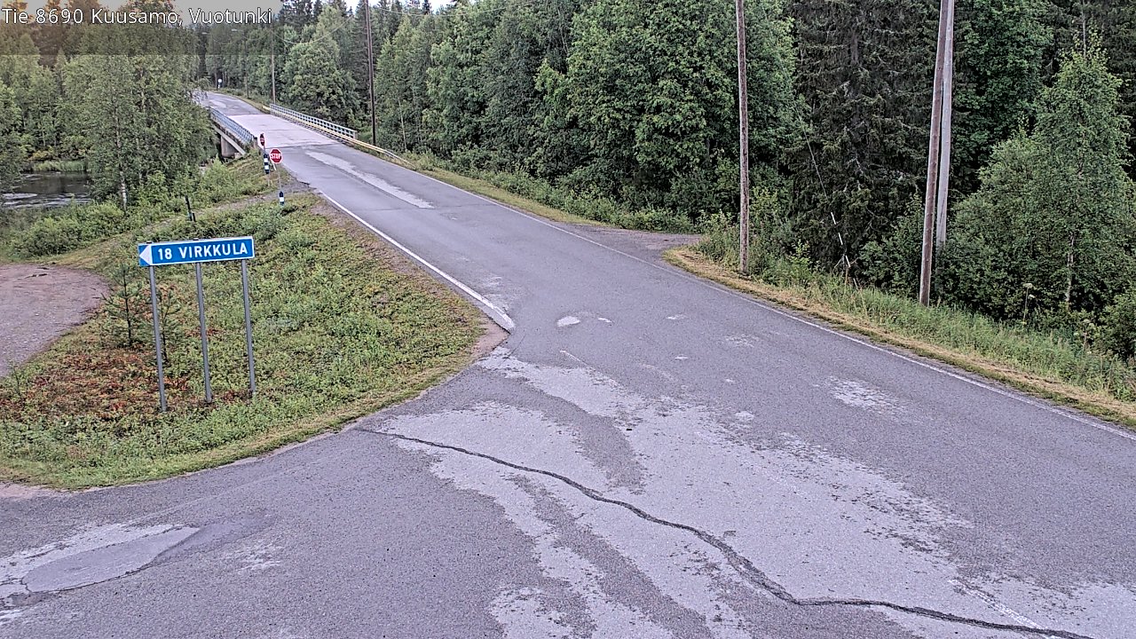 Kelikamerat Kuva Tie 8690 Kuusamo, Vuotunki, Kuusamo, Pohjois-Pohjanmaa