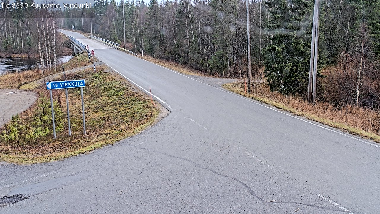 Kelikamerat Kuva Tie 8690 Kuusamo, Vuotunki, Kuusamo, Pohjois-Pohjanmaa