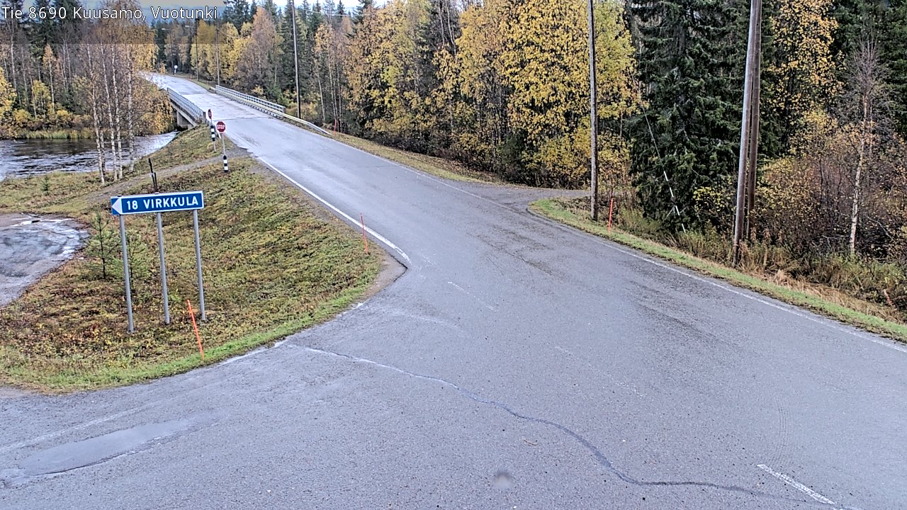 Kelikamerat Kuva Tie 8690 Kuusamo, Vuotunki, Kuusamo, Pohjois-Pohjanmaa