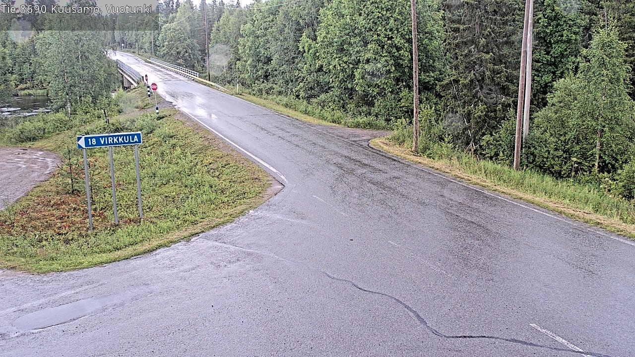 Kelikamerat Kuva Tie 8690 Kuusamo, Vuotunki, Kuusamo, Pohjois-Pohjanmaa