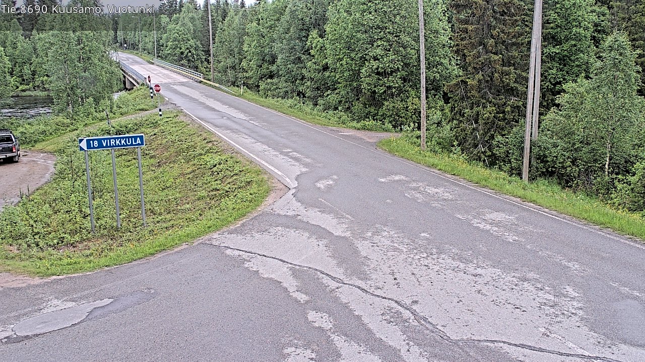 Kelikamerat Kuva Tie 8690 Kuusamo, Vuotunki, Kuusamo, Pohjois-Pohjanmaa