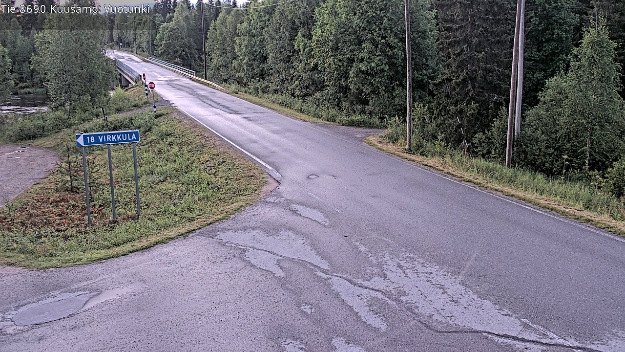 Kelikamerat Kuva Tie 8690 Kuusamo, Vuotunki, Kuusamo, Pohjois-Pohjanmaa