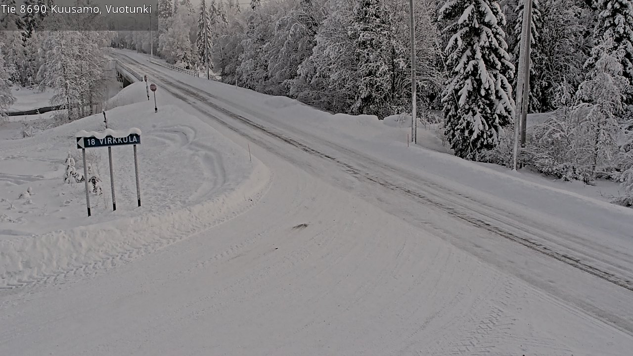 Kelikamerat Kuva Tie 8690 Kuusamo, Vuotunki, Kuusamo, Pohjois-Pohjanmaa
