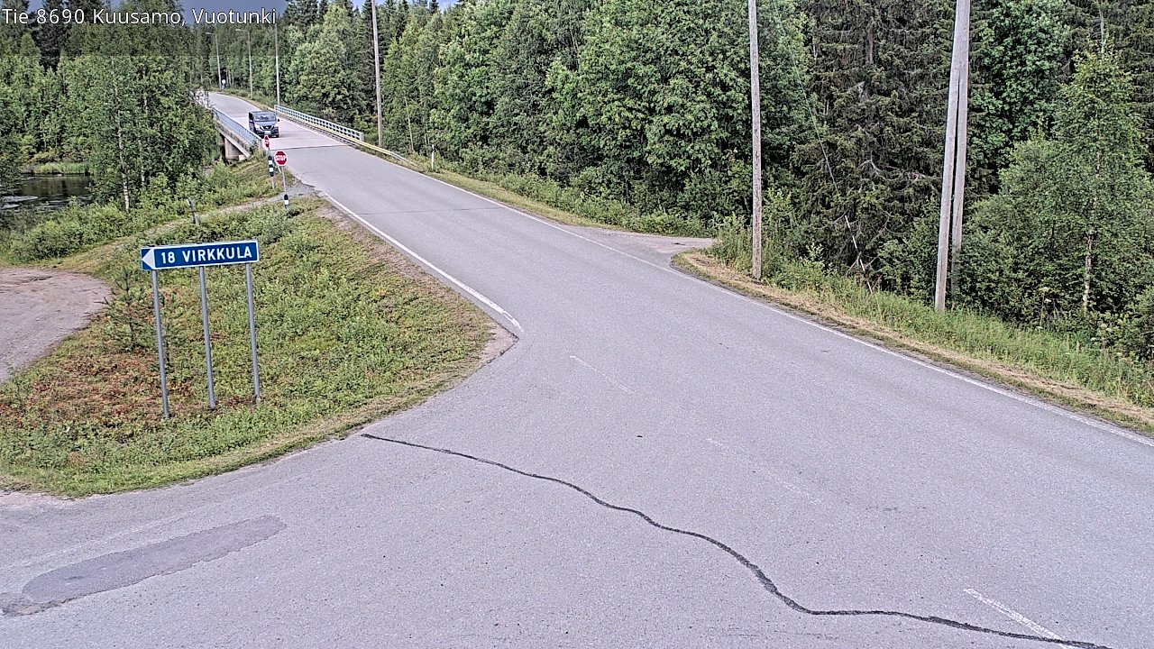 Kelikamerat Kuva Tie 8690 Kuusamo, Vuotunki, Kuusamo, Pohjois-Pohjanmaa