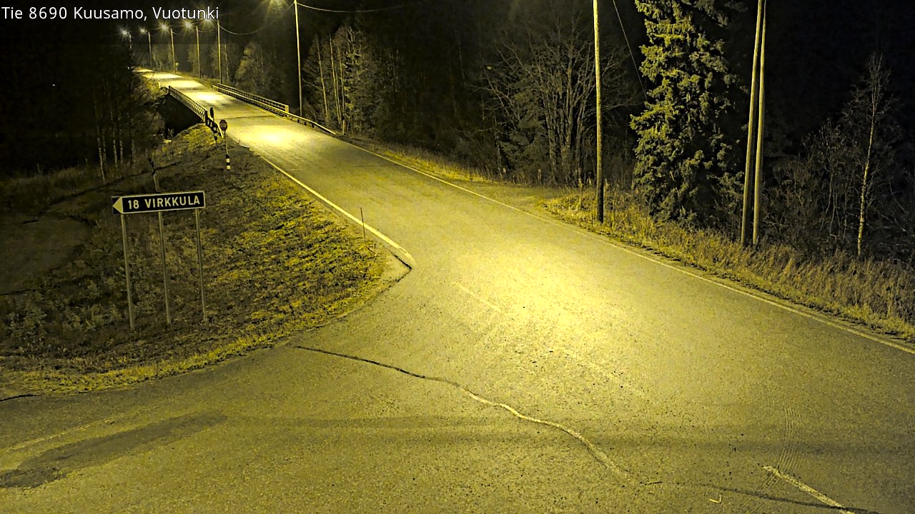 Kelikamerat Kuva Tie 8690 Kuusamo, Vuotunki, Kuusamo, Pohjois-Pohjanmaa