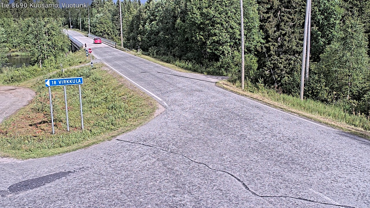 Kelikamerat Kuva Tie 8690 Kuusamo, Vuotunki, Kuusamo, Pohjois-Pohjanmaa