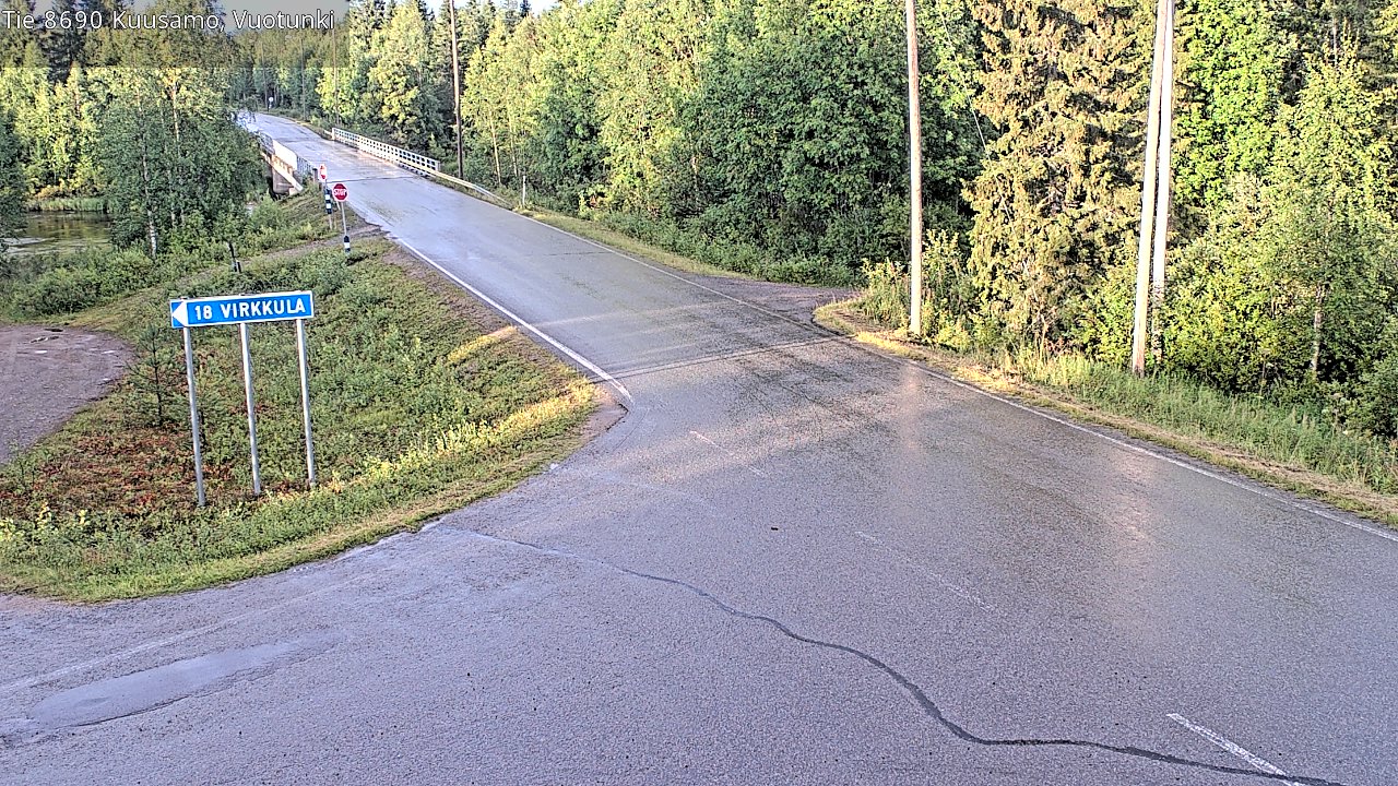 Kelikamerat Kuva Tie 8690 Kuusamo, Vuotunki, Kuusamo, Pohjois-Pohjanmaa