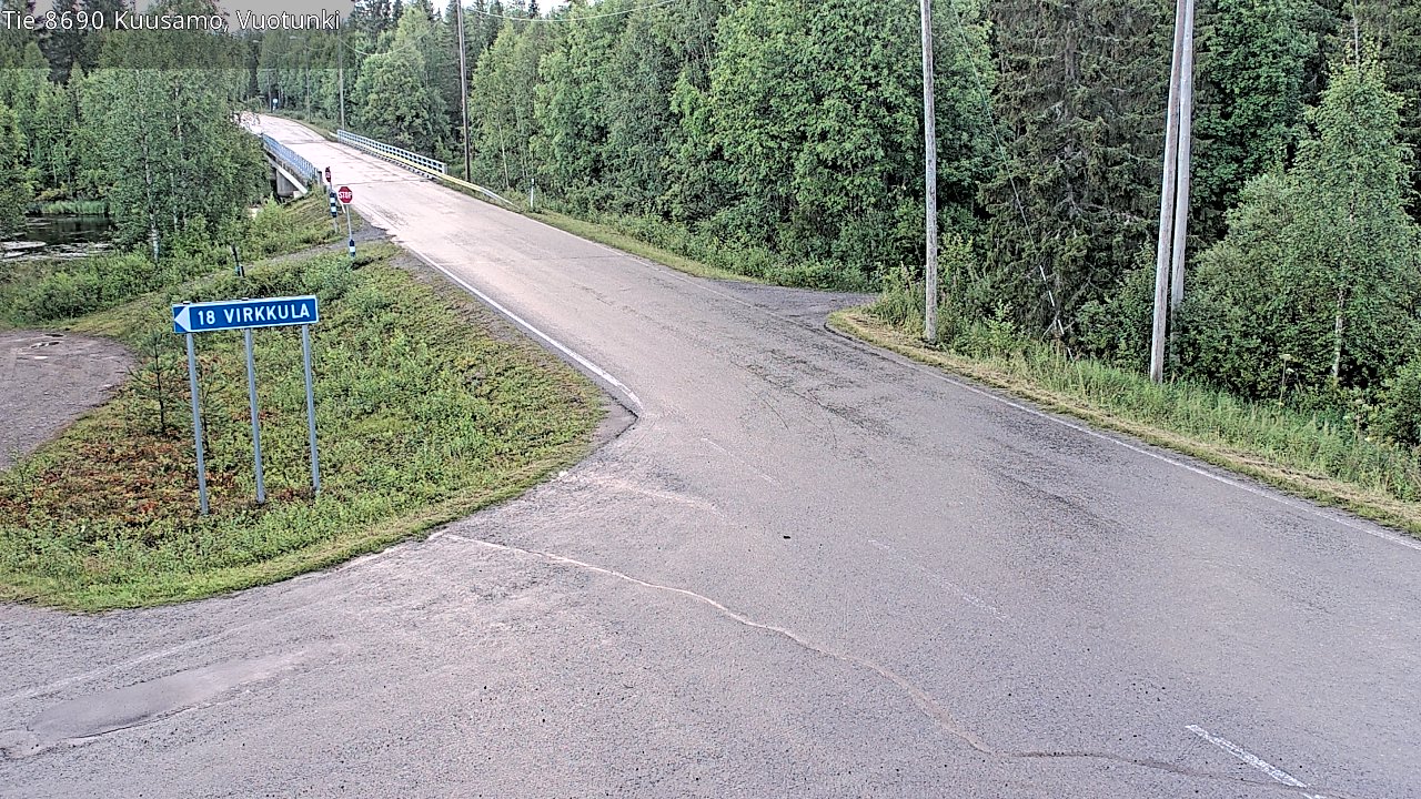 Kelikamerat Kuva Tie 8690 Kuusamo, Vuotunki, Kuusamo, Pohjois-Pohjanmaa