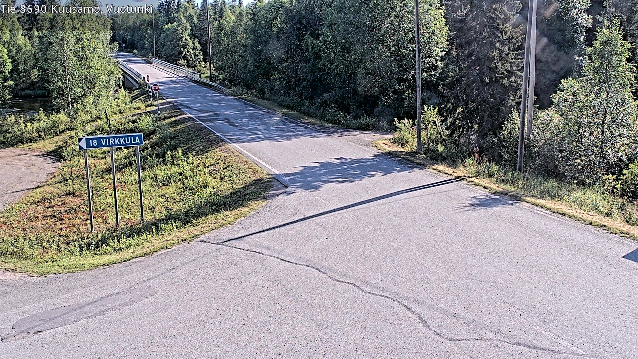 Kelikamerat Kuva Tie 8690 Kuusamo, Vuotunki, Kuusamo, Pohjois-Pohjanmaa