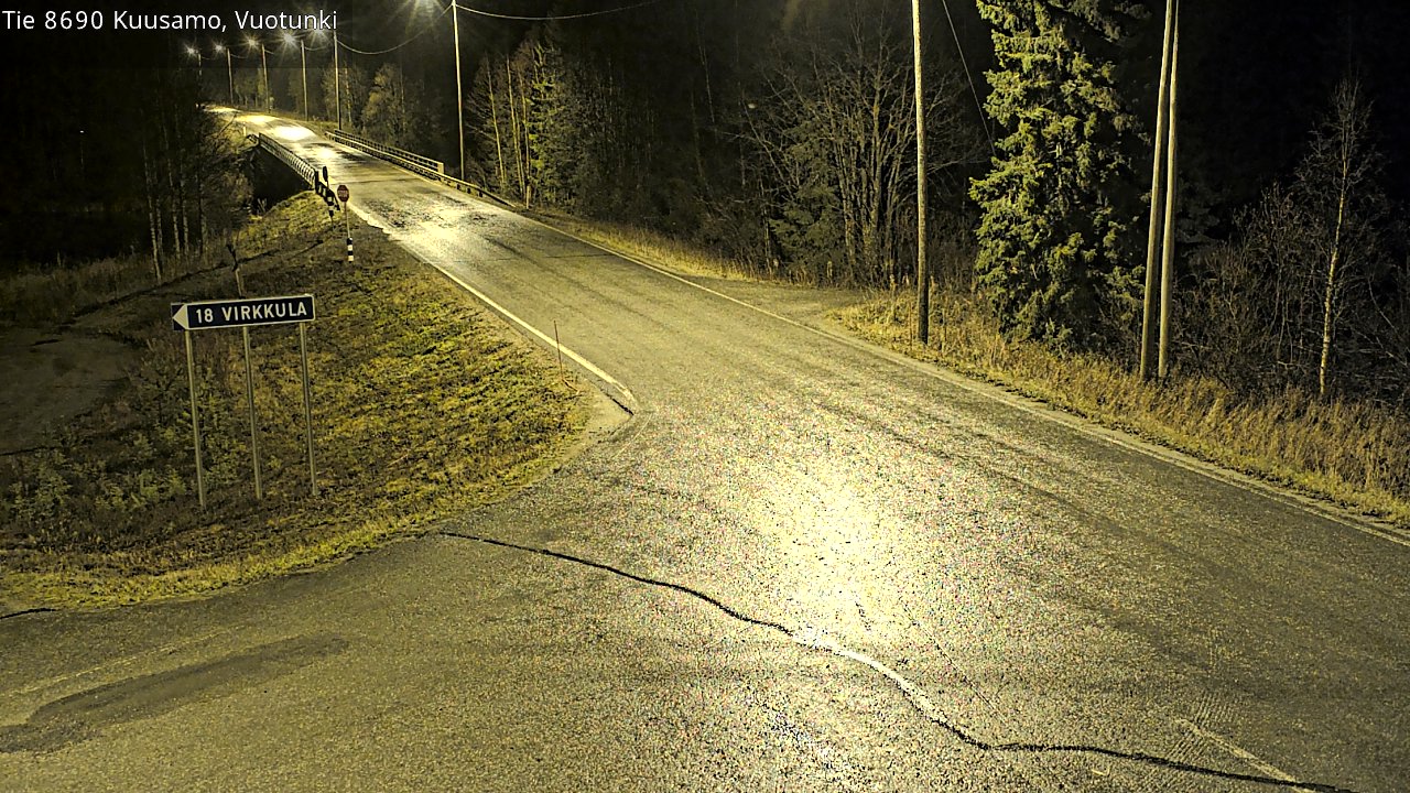 Kelikamerat Kuva Tie 8690 Kuusamo, Vuotunki, Kuusamo, Pohjois-Pohjanmaa