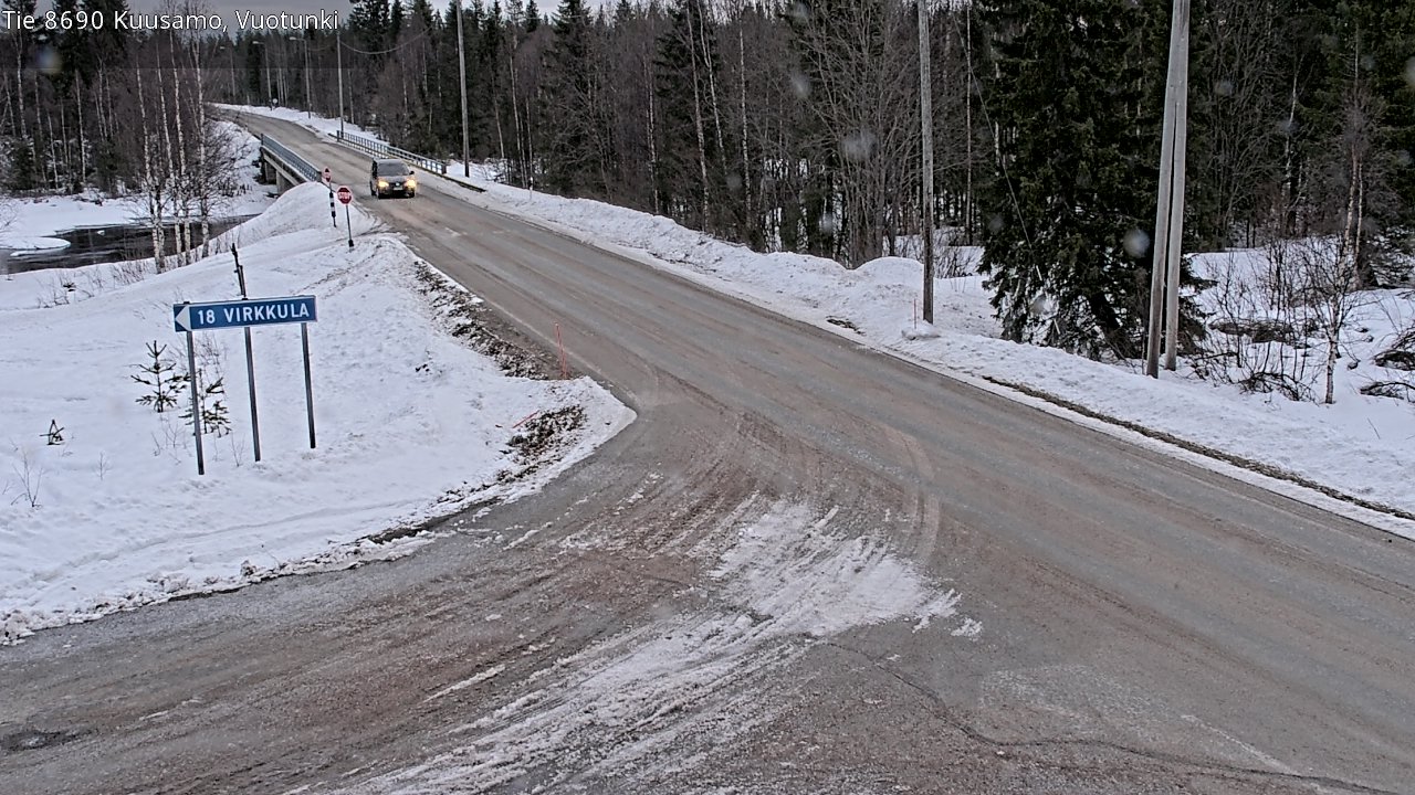 Kelikamerat Kuva Tie 8690 Kuusamo, Vuotunki, Kuusamo, Pohjois-Pohjanmaa