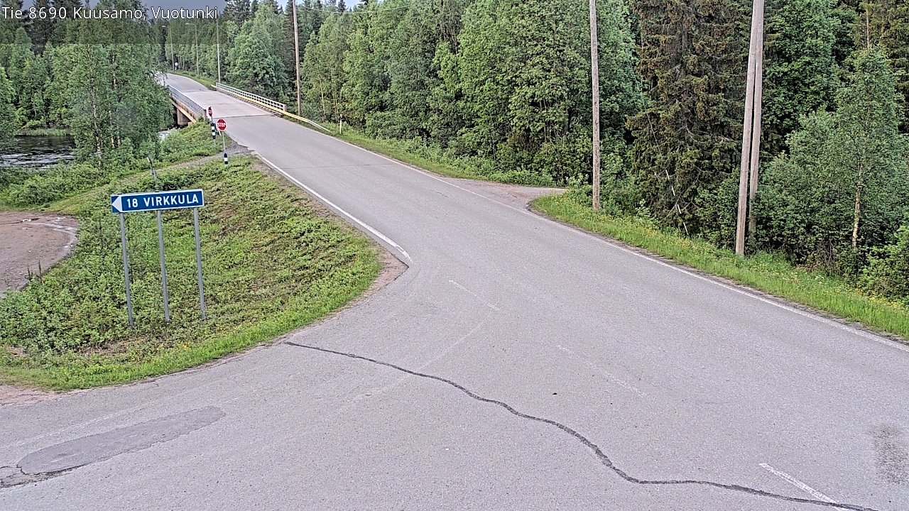 Kelikamerat Kuva Tie 8690 Kuusamo, Vuotunki, Kuusamo, Pohjois-Pohjanmaa