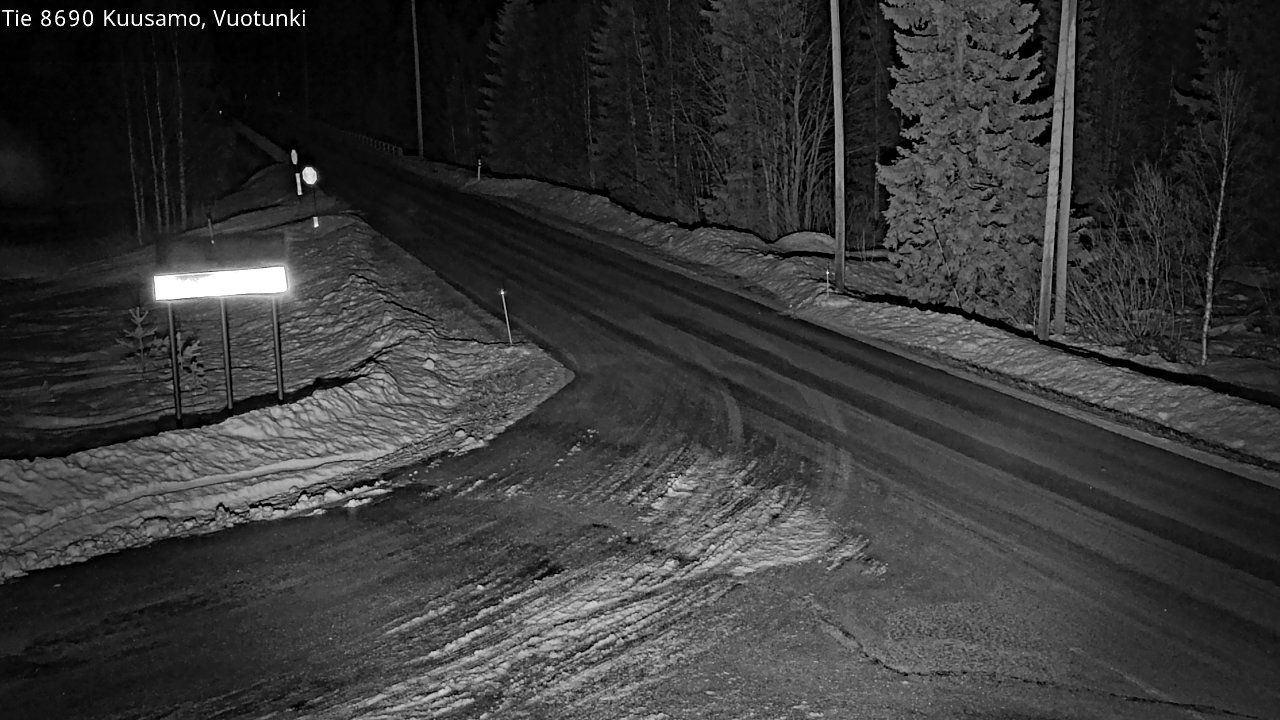 Kelikamerat Kuva Tie 8690 Kuusamo, Vuotunki, Kuusamo, Pohjois-Pohjanmaa