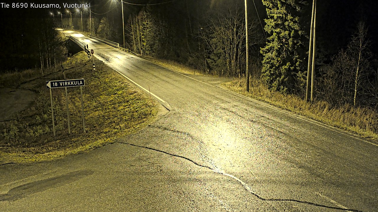 Kelikamerat Kuva Tie 8690 Kuusamo, Vuotunki, Kuusamo, Pohjois-Pohjanmaa