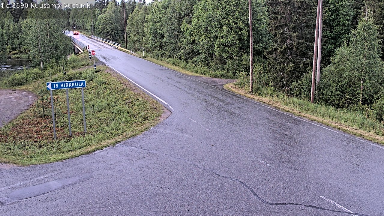 Kelikamerat Kuva Tie 8690 Kuusamo, Vuotunki, Kuusamo, Pohjois-Pohjanmaa