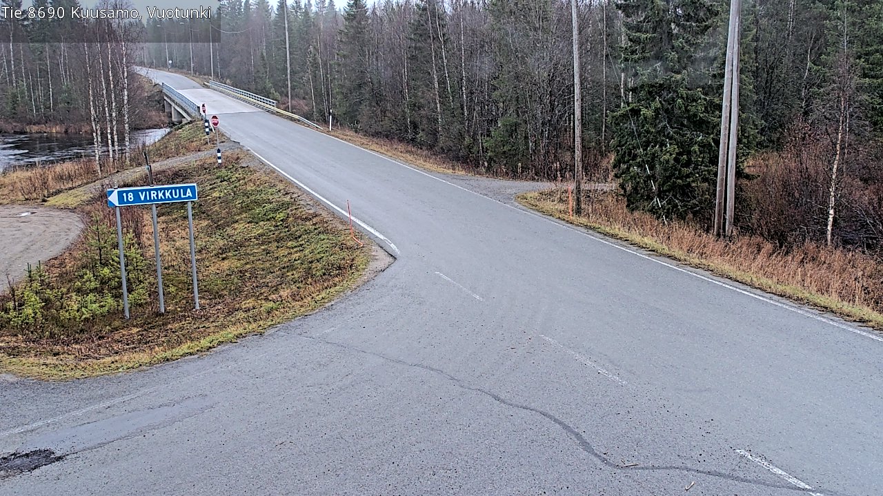 Kelikamerat Kuva Tie 8690 Kuusamo, Vuotunki, Kuusamo, Pohjois-Pohjanmaa