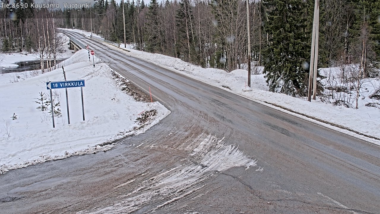 Kelikamerat Kuva Tie 8690 Kuusamo, Vuotunki, Kuusamo, Pohjois-Pohjanmaa