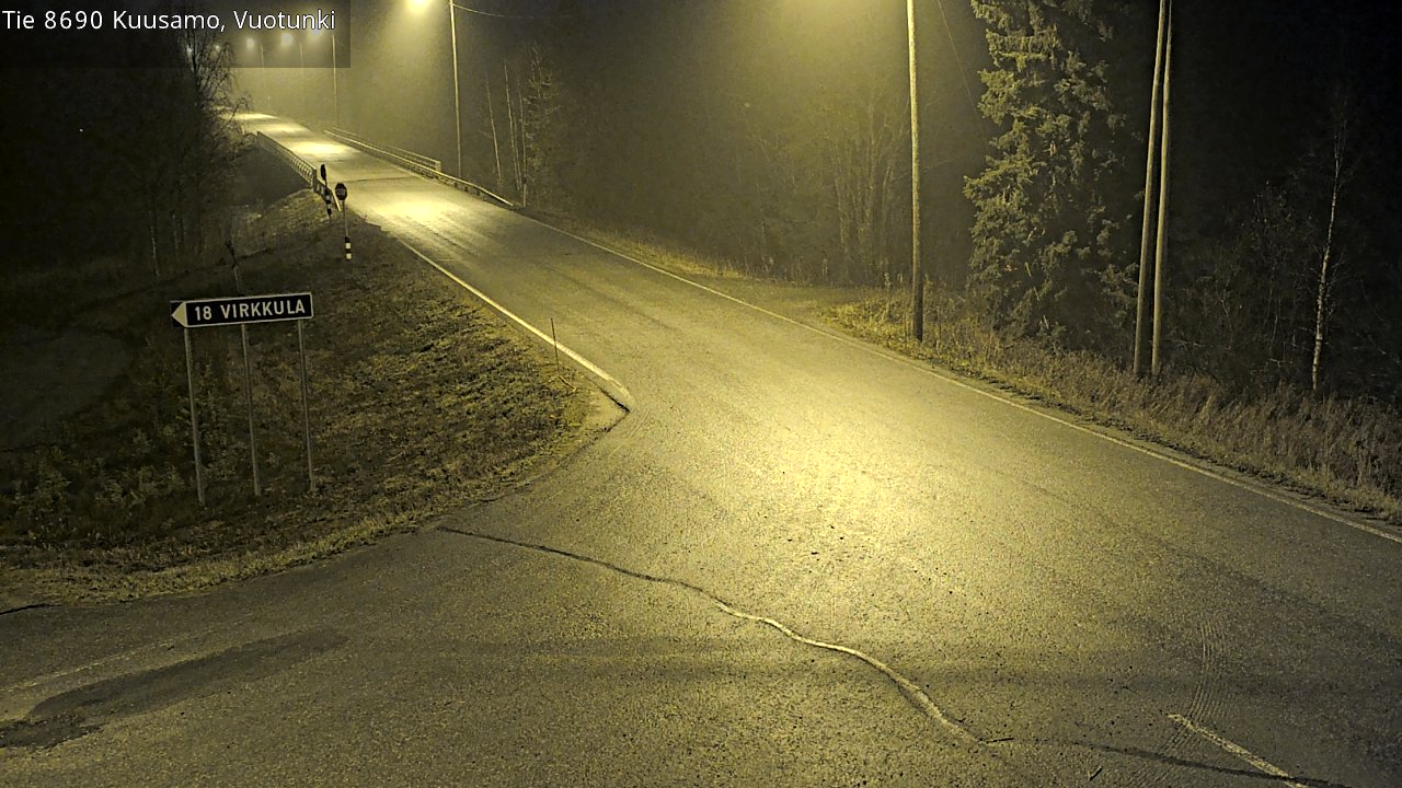 Kelikamerat Kuva Tie 8690 Kuusamo, Vuotunki, Kuusamo, Pohjois-Pohjanmaa
