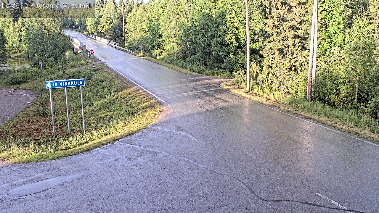 Kelikamerat Kuva Tie 8690 Kuusamo, Vuotunki, Kuusamo, Pohjois-Pohjanmaa