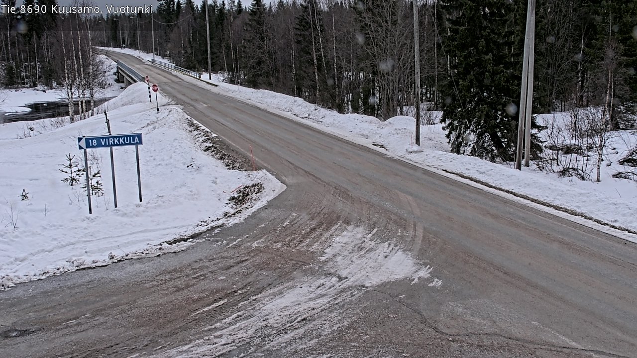Kelikamerat Kuva Tie 8690 Kuusamo, Vuotunki, Kuusamo, Pohjois-Pohjanmaa