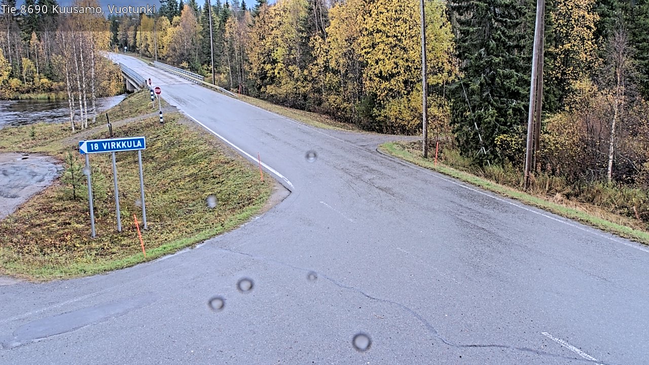 Kelikamerat Kuva Tie 8690 Kuusamo, Vuotunki, Kuusamo, Pohjois-Pohjanmaa