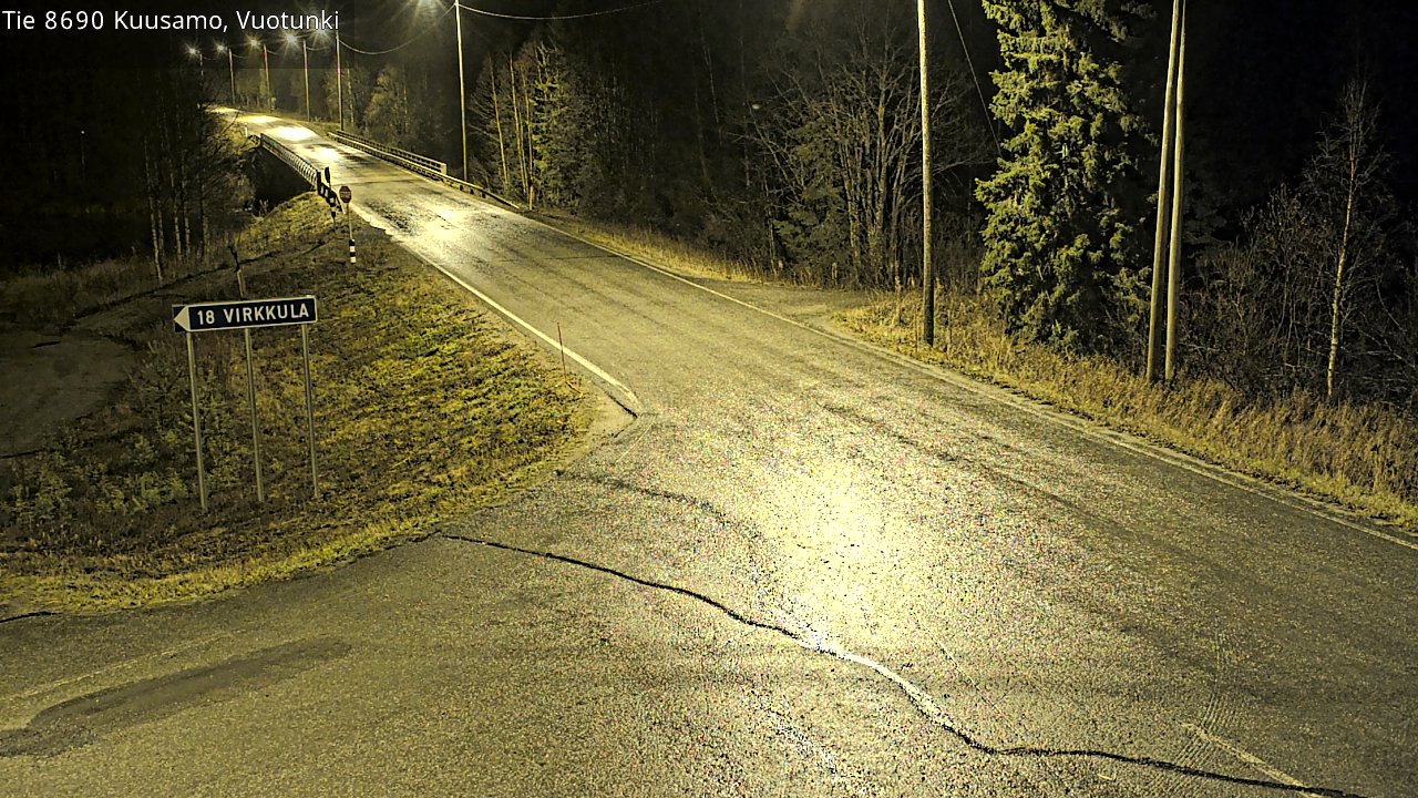 Kelikamerat Kuva Tie 8690 Kuusamo, Vuotunki, Kuusamo, Pohjois-Pohjanmaa