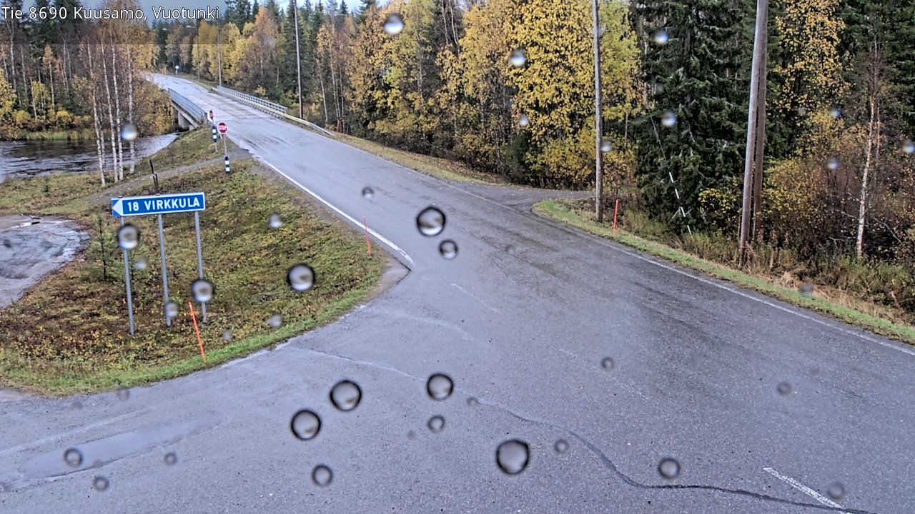 Kelikamerat Kuva Tie 8690 Kuusamo, Vuotunki, Kuusamo, Pohjois-Pohjanmaa
