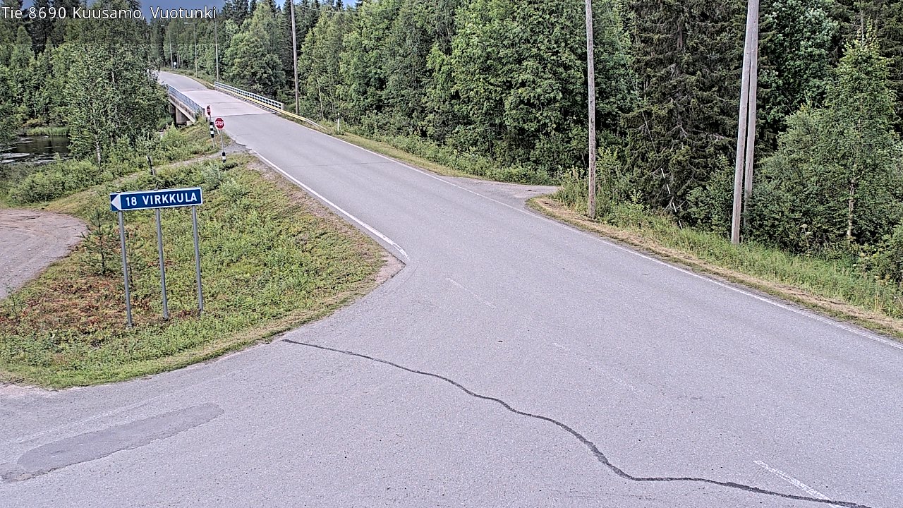 Kelikamerat Kuva Tie 8690 Kuusamo, Vuotunki, Kuusamo, Pohjois-Pohjanmaa