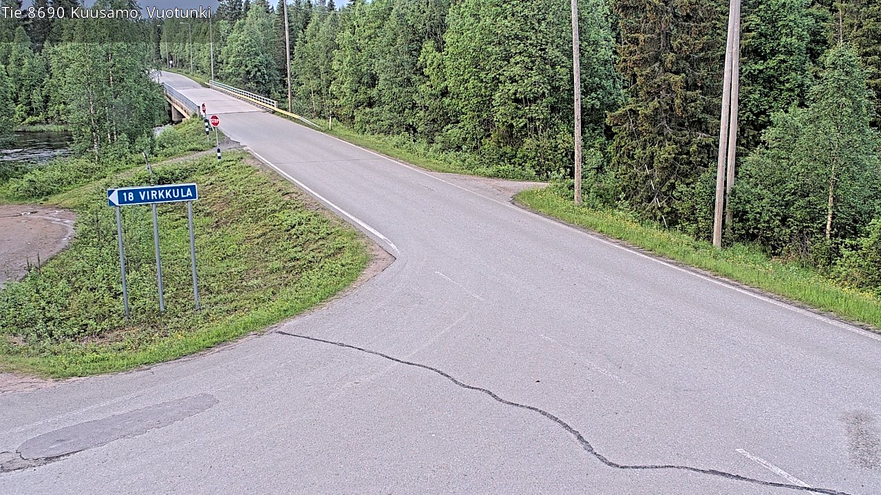 Kelikamerat Kuva Tie 8690 Kuusamo, Vuotunki, Kuusamo, Pohjois-Pohjanmaa
