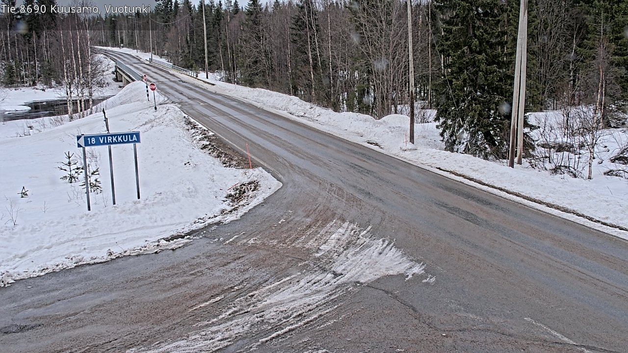 Kelikamerat Kuva Tie 8690 Kuusamo, Vuotunki, Kuusamo, Pohjois-Pohjanmaa