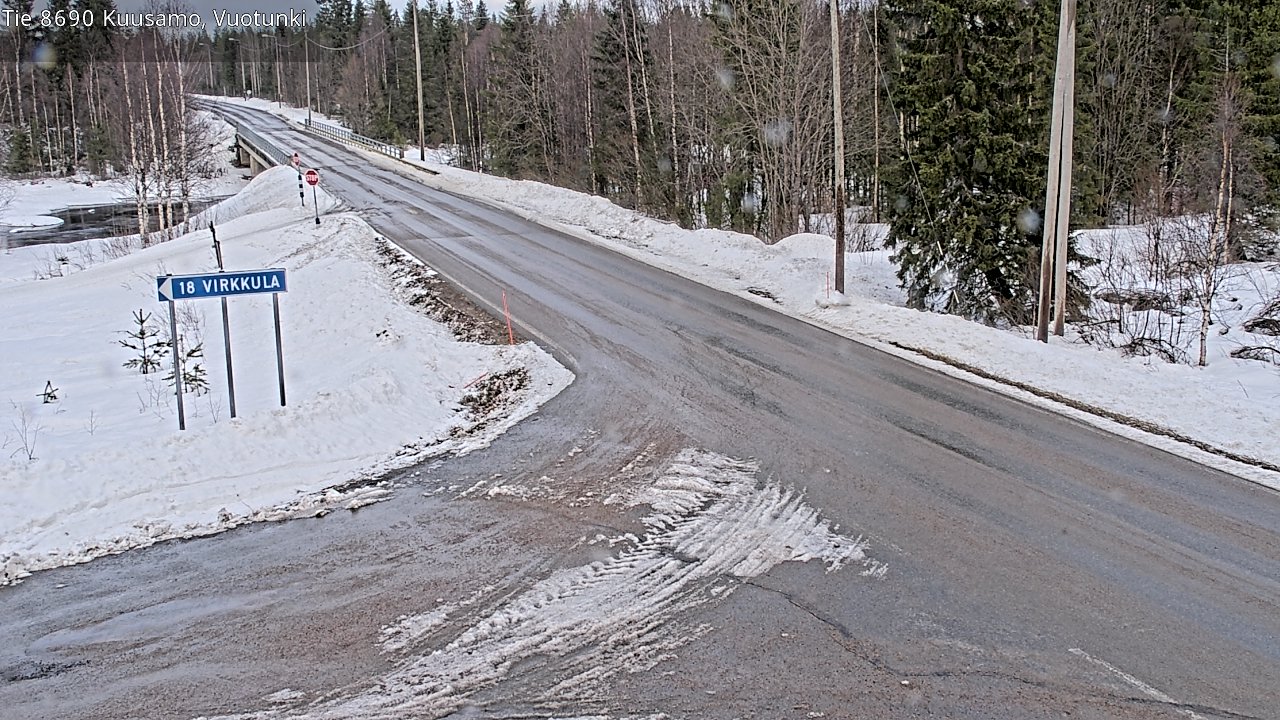 Kelikamerat Kuva Tie 8690 Kuusamo, Vuotunki, Kuusamo, Pohjois-Pohjanmaa