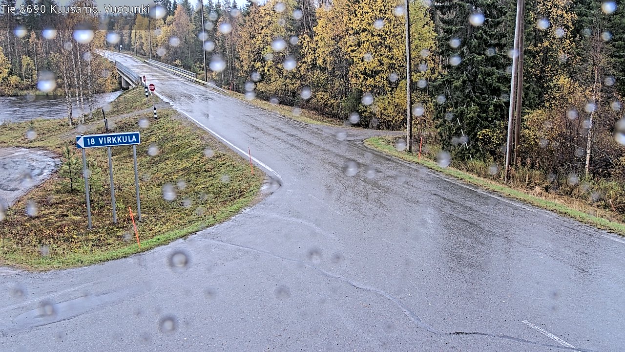 Kelikamerat Kuva Tie 8690 Kuusamo, Vuotunki, Kuusamo, Pohjois-Pohjanmaa