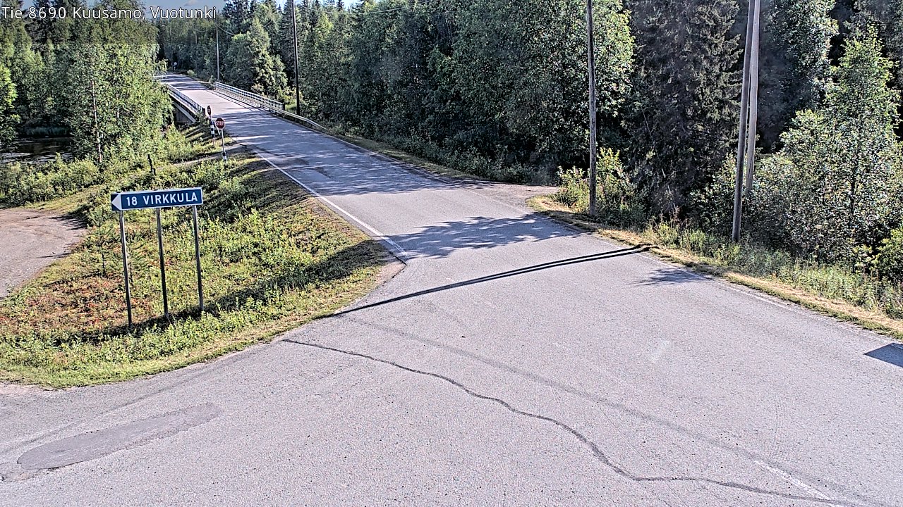 Kelikamerat Kuva Tie 8690 Kuusamo, Vuotunki, Kuusamo, Pohjois-Pohjanmaa