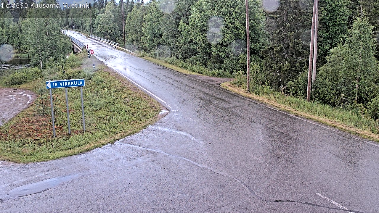 Kelikamerat Kuva Tie 8690 Kuusamo, Vuotunki, Kuusamo, Pohjois-Pohjanmaa