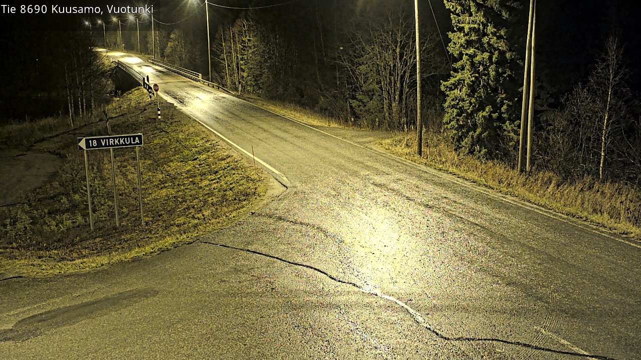 Kelikamerat Kuva Tie 8690 Kuusamo, Vuotunki, Kuusamo, Pohjois-Pohjanmaa