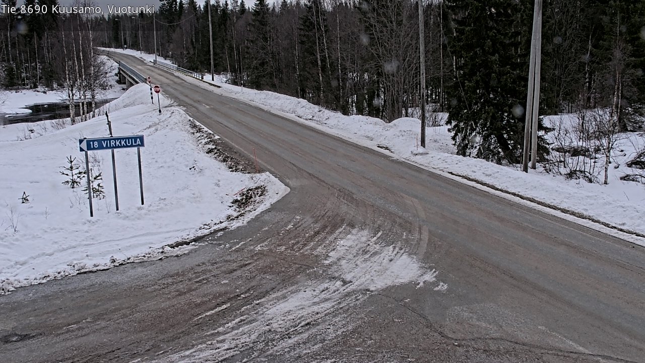 Kelikamerat Kuva Tie 8690 Kuusamo, Vuotunki, Kuusamo, Pohjois-Pohjanmaa